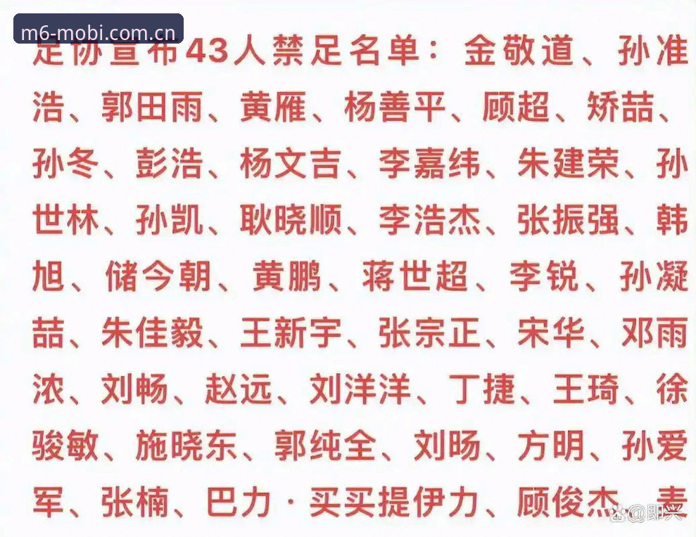 资深用户分享：M6手机版iOS版使用心得，兼谈足协第三批禁足名单的数据观察
